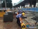海口海秀路燃气管道4天后再次被挖破 预计21时恢复正常 - 海南新闻中心