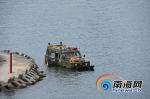 三亚：首次举行水域救援综合演练水陆两栖车实力参演 - 海南新闻中心
