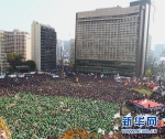韩国数十万民众集会要求朴槿惠下台　 - 海口网