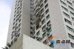 海口国贸新达商务大厦12楼发生火灾 无人员伤亡（图） - 海南新闻中心