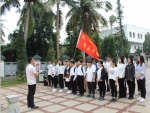 青年之声.音乐学院学生党员参观李硕勋烈士纪念亭 - 海南师范大学