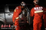 三亚绕城高速今晨发生两车相撞事故 致一人死亡（图） - 海南新闻中心