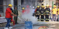 三亚消防安全演练走进重点项目工地 提升工人自救应急能力 - 海南新闻中心
