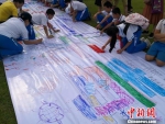 海南举行6.26国际禁毒日万人彩绘主题活动 - 中新网海南频道