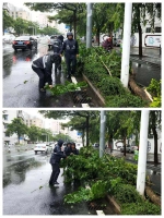 全员上岗、坚守街面—琼山区综合行政执法局全力以赴做好台风防范工作 - 海南新闻中心