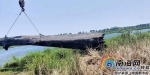5000年前“阴沉木”现身昌江 20米长12吨重 打捞用了三天三夜 - 海南新闻中心