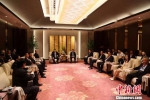 海南省委常委、统战部部长肖杰会见台湾嘉宾。　王宁 摄 - 中新网海南频道