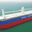 “中远海运兴旺”轮试航。中远海运供图 - 中新网海南频道