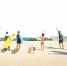 《夏日冲浪店》的参与成员在海滩。(爱奇艺供图) - 中新网海南频道