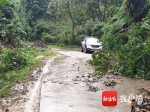 琼中大朗村强降雨引起山体塌方村道受阻 经紧急抢修已恢复通车 - 海南新闻中心