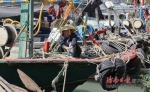 防御台风“环高” 海口渔船归港避风 - 中新网海南频道