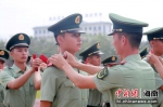 武警海南总队千余名新兵正式授衔 - 中新网海南频道