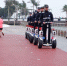 海口龙华区首支电动平衡车骑行执法队亮相海口湾 - 海南新闻中心