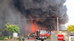 海口丘海大道一PVC管堆放场发生火灾 现场传出爆炸声 - 海南新闻中心