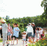 游客在三亚一热带水果基地，参观果园、体验采摘乐趣、了解热带水果种植。 李学仕 摄 - 中新网海南频道