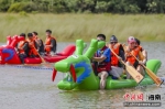 2021亲水运动季海南(定安)水上趣味运动会举行 - 中新网海南频道