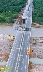 海南珠碧江大桥桥面沉陷正在抢修 预计今年底完工通车 - 海南新闻中心