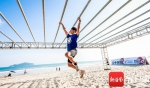 2021海南万宁举行沙滩障碍赛 - 中新网海南频道