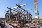 海口江东新区玖龙总部项目正式进入地上主体钢结构工程施工阶段 - 海南新闻中心