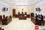 11月25日，海口市副市长韩运发作为行政机关负责人出庭应诉。通讯员杨斌 摄 - 中新网海南频道