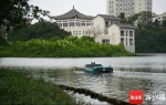 海南首艘无人驾驶清洁船在海口东湖试用 实现90%以上的水面自动清理 工作效率是人工20倍 - 海南新闻中心