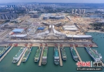 海口新海滚装码头客运综合枢纽站主体完工 - 中新网海南频道