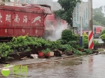 惊险！澄迈一半挂车LNG动力罐突然发生泄漏…… - 海南新闻中心