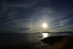 海口天空出现“日晕”景观 - 中新网海南频道