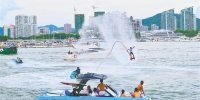 水上运动正成为三亚新的旅游消费热点 - 中新网海南频道