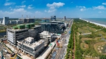 海口江东新区总部经济区重点项目建设忙 - 中新网海南频道