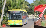 海口首批公交线路日均运送乘客23.56万人次，整体客流呈持续上升态势 - 海南新闻中心