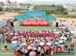 4月21日，海南屯昌举行“三月三”分会场节庆活动。图为活动现场。林小丹 摄 - 中新网海南频道