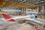 海南自贸港承接首单A350机型飞机整机喷涂业务 - 中新网海南频道