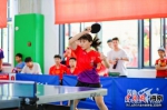 2023年海南省乒乓球精英赛保亭开赛 - 中新网海南频道