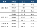 武汉复航“第一飞”顺利抵达三亚！ - 中新网海南频道