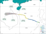 台风“红霞”9月18日6时预报路径图。 海南省气象服务中心 供图 - 中新网海南频道