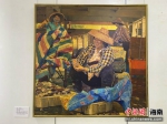 红色经典美术作品展海口开展 - 中新网海南频道