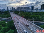 雨后初晴 海口霞光万丈 - 中新网海南频道