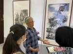 画家走进陵水写生画展在海南省图书馆开展 - 中新网海南频道